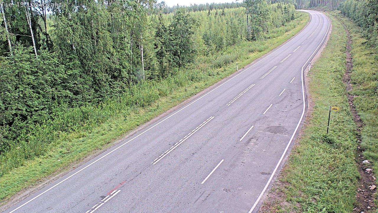 Weather Camera Image Road 15 Laivolahti, Mäntyharju, Etelä-Savo