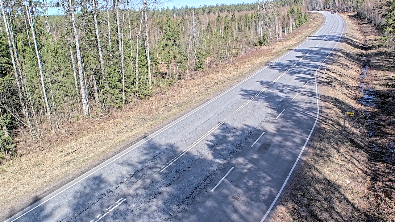 Weather Camera Image Väg 15 Laivolahti, Mäntyharju, Etelä-Savo