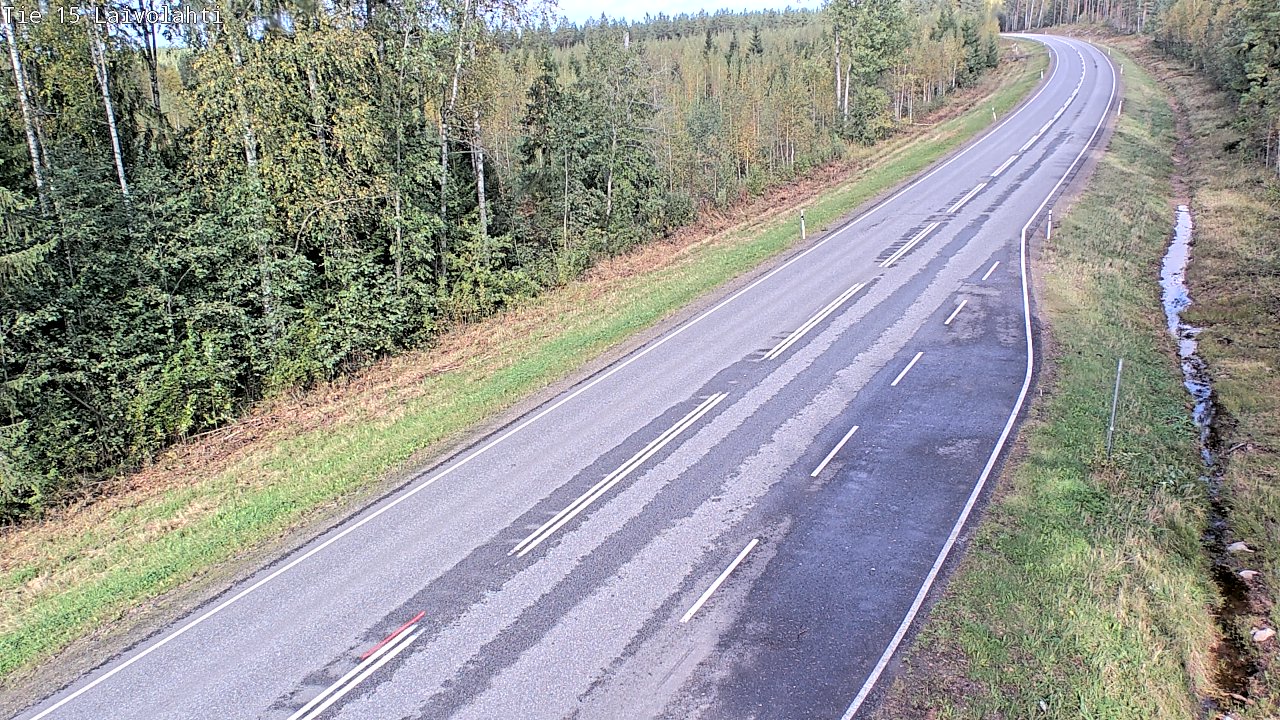 Weather Camera Image Road 15 Laivolahti, Mäntyharju, Etelä-Savo