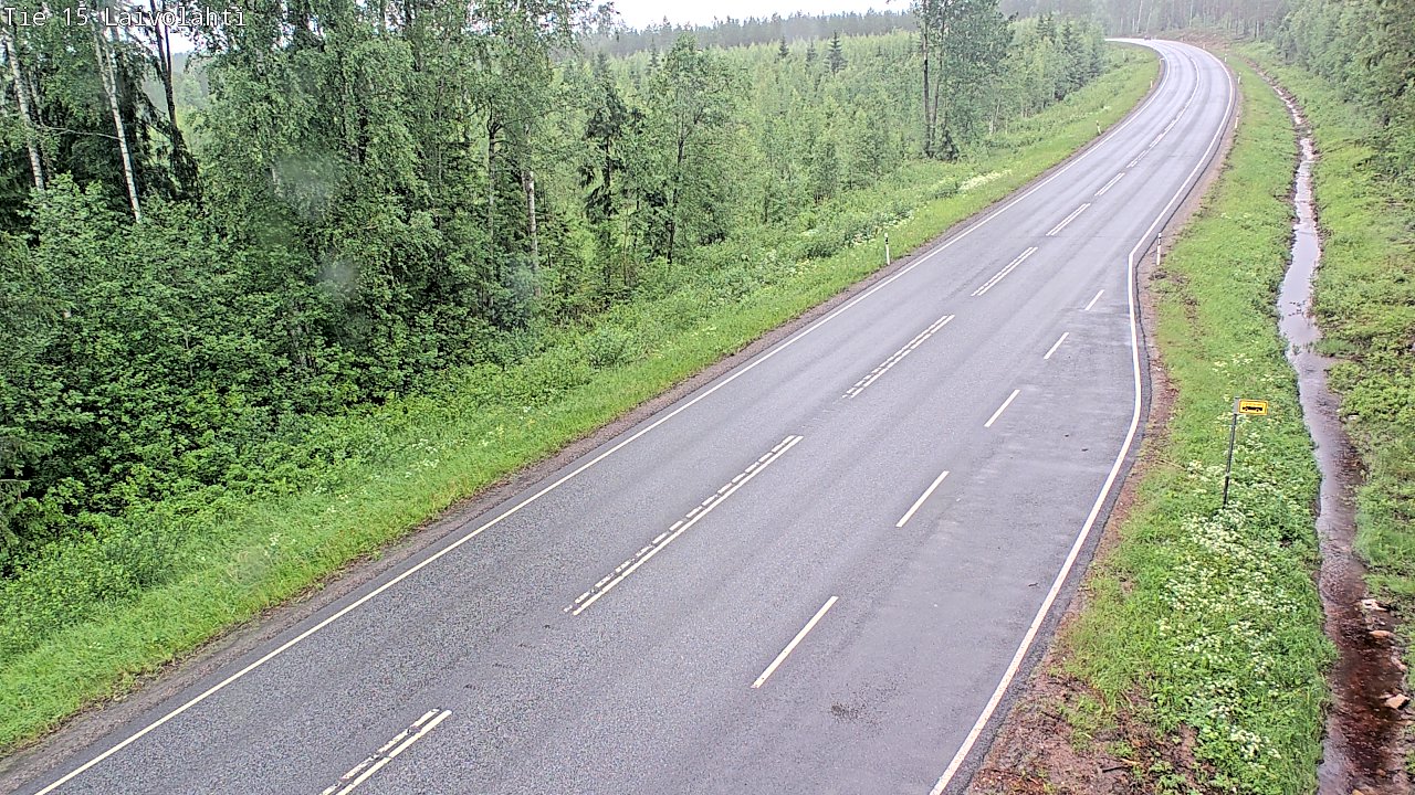 Weather Camera Image Road 15 Laivolahti, Mäntyharju, Etelä-Savo