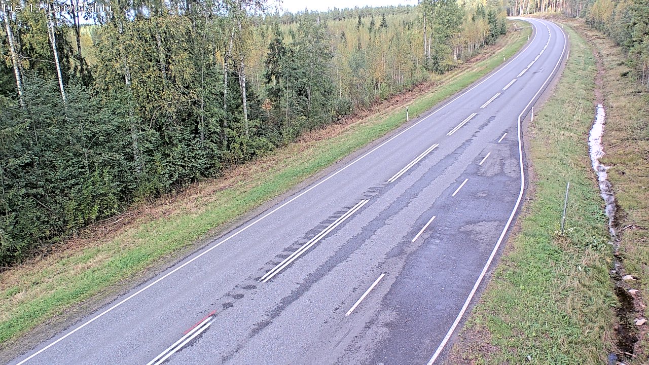 Weather Camera Image Road 15 Laivolahti, Mäntyharju, Etelä-Savo