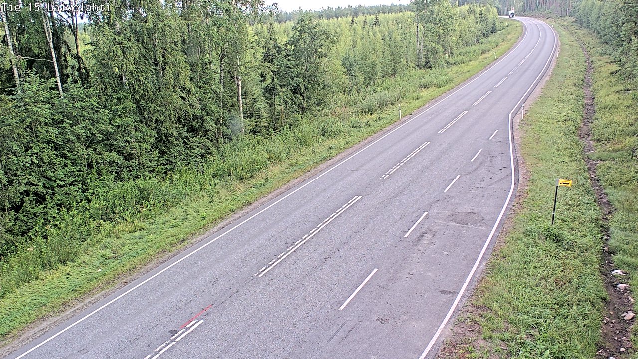 Weather Camera Image Väg 15 Laivolahti, Mäntyharju, Etelä-Savo