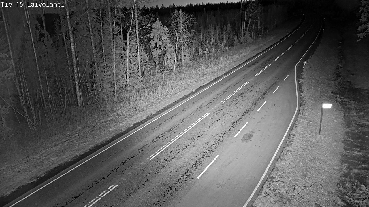 Weather Camera Image Väg 15 Laivolahti, Mäntyharju, Etelä-Savo