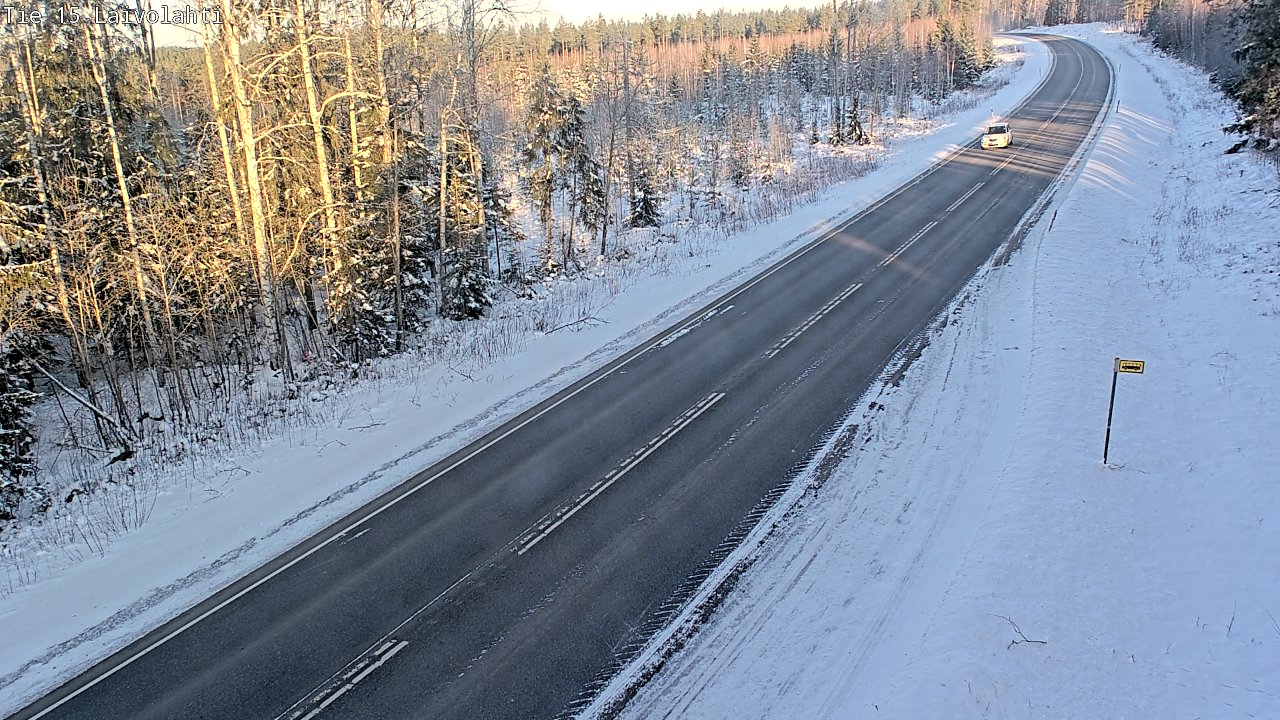 Weather Camera Image Road 15 Laivolahti, Mäntyharju, Etelä-Savo