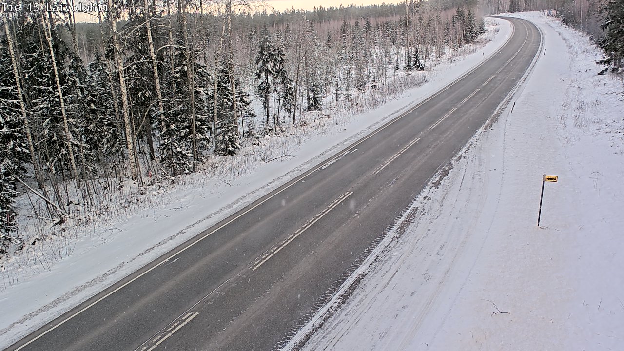 Weather Camera Image Road 15 Laivolahti, Mäntyharju, Etelä-Savo