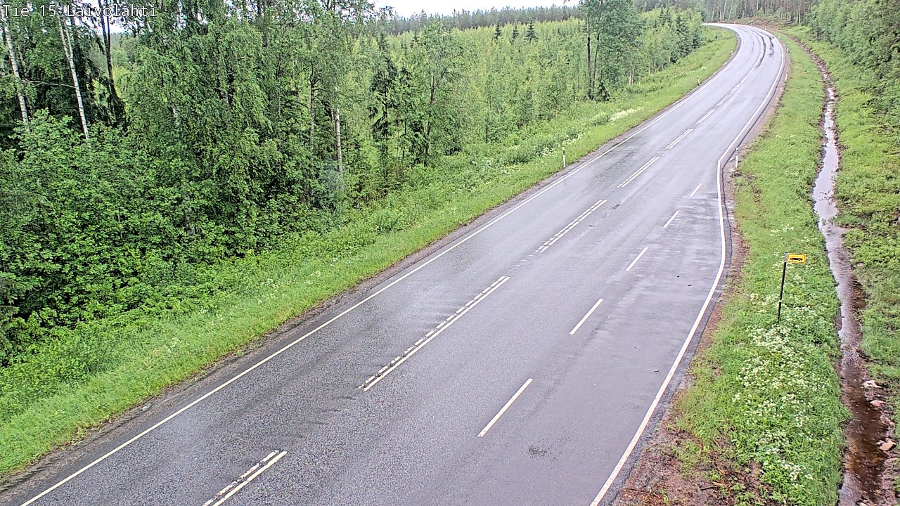 Weather Camera Image Road 15 Laivolahti, Mäntyharju, Etelä-Savo