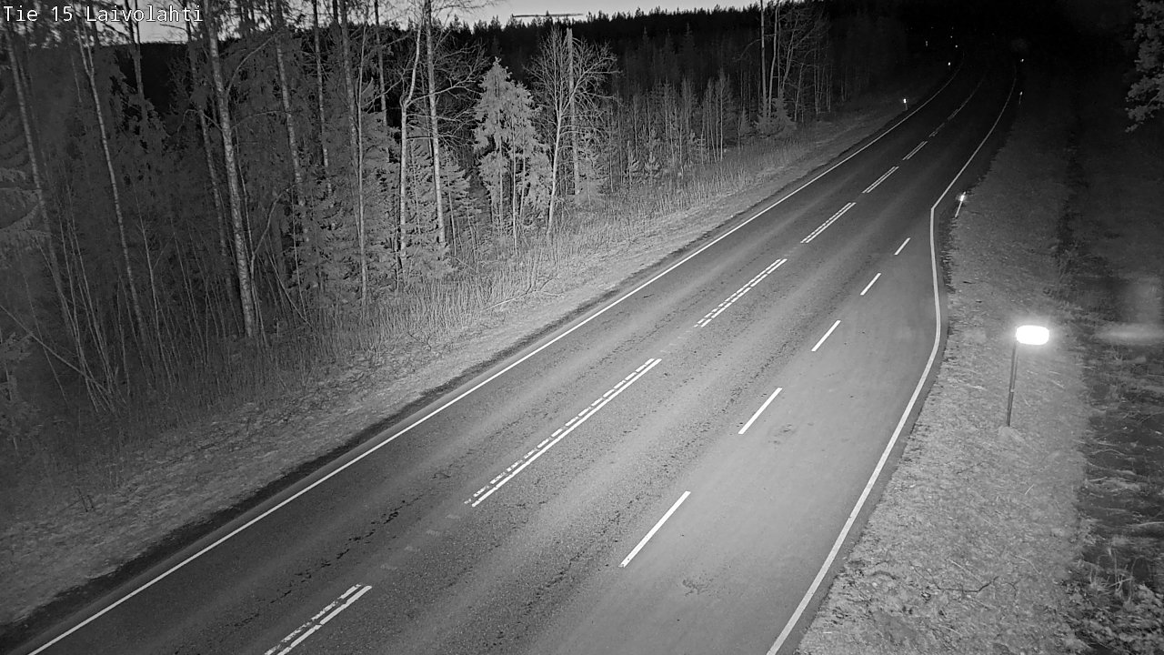 Weather Camera Image Väg 15 Laivolahti, Mäntyharju, Etelä-Savo