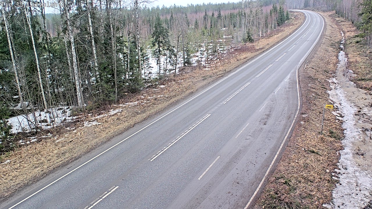 Weather Camera Image Road 15 Laivolahti, Mäntyharju, Etelä-Savo