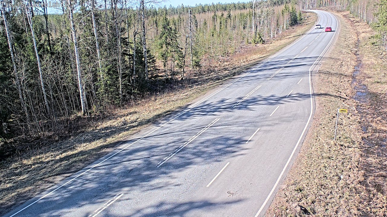 Weather Camera Image Väg 15 Laivolahti, Mäntyharju, Etelä-Savo