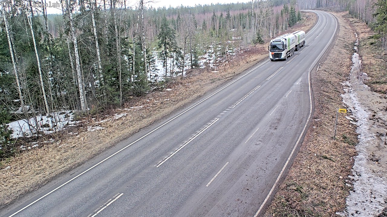 Weather Camera Image Road 15 Laivolahti, Mäntyharju, Etelä-Savo