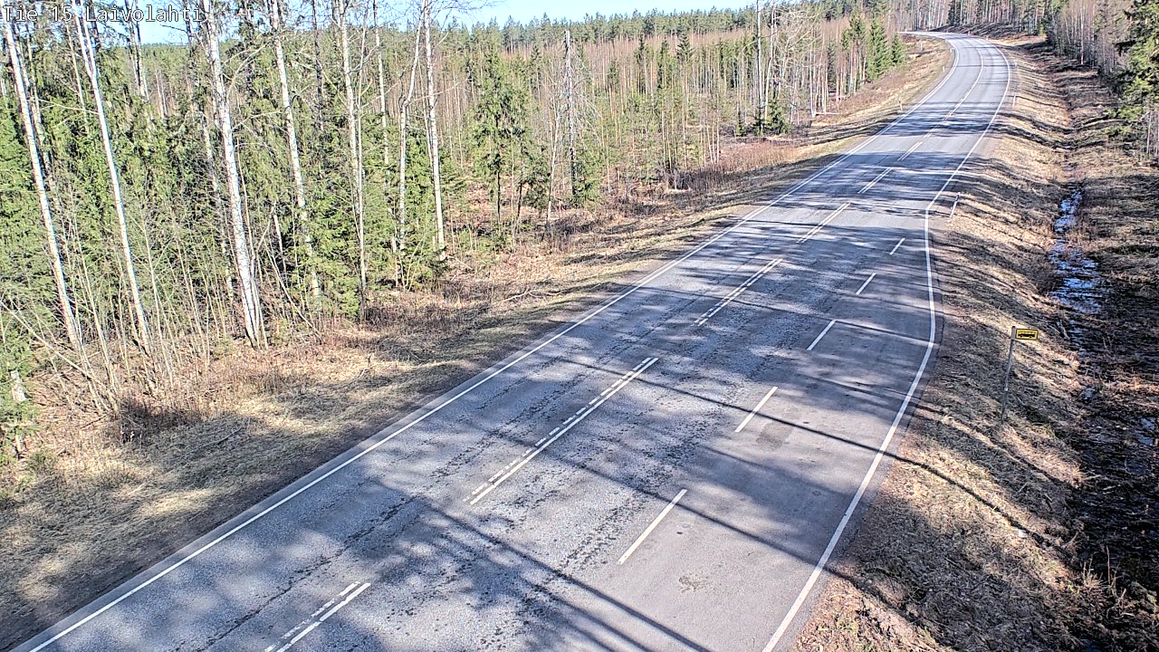 Weather Camera Image Väg 15 Laivolahti, Mäntyharju, Etelä-Savo