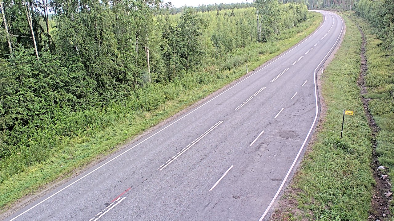 Weather Camera Image Väg 15 Laivolahti, Mäntyharju, Etelä-Savo