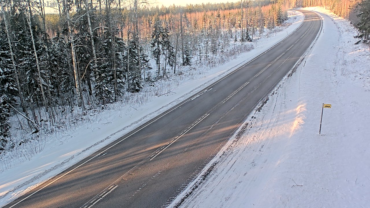 Kelikamerat Kuva Tie 15 Laivolahti, Mäntyharju, Etelä-Savo