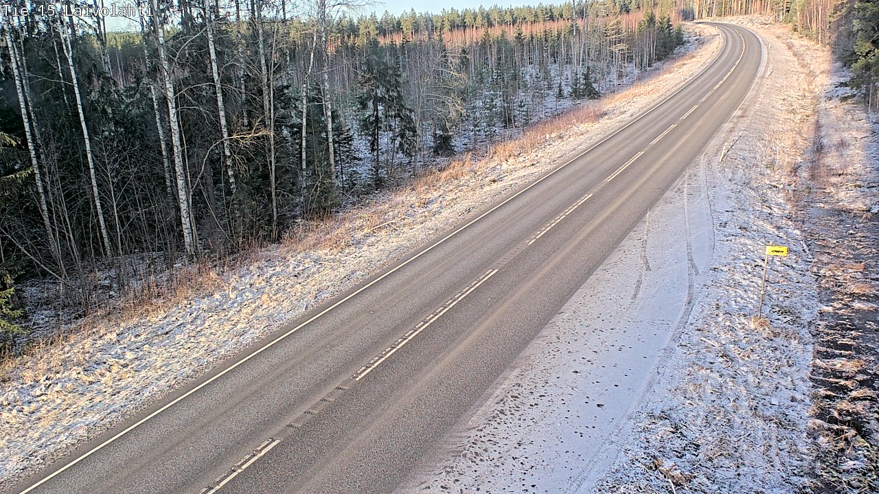 Kelikamerat Kuva Tie 15 Laivolahti, Mäntyharju, Etelä-Savo