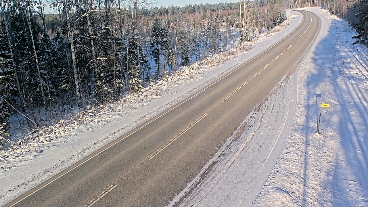 Weather Camera Image Road 15 Laivolahti, Mäntyharju, Etelä-Savo