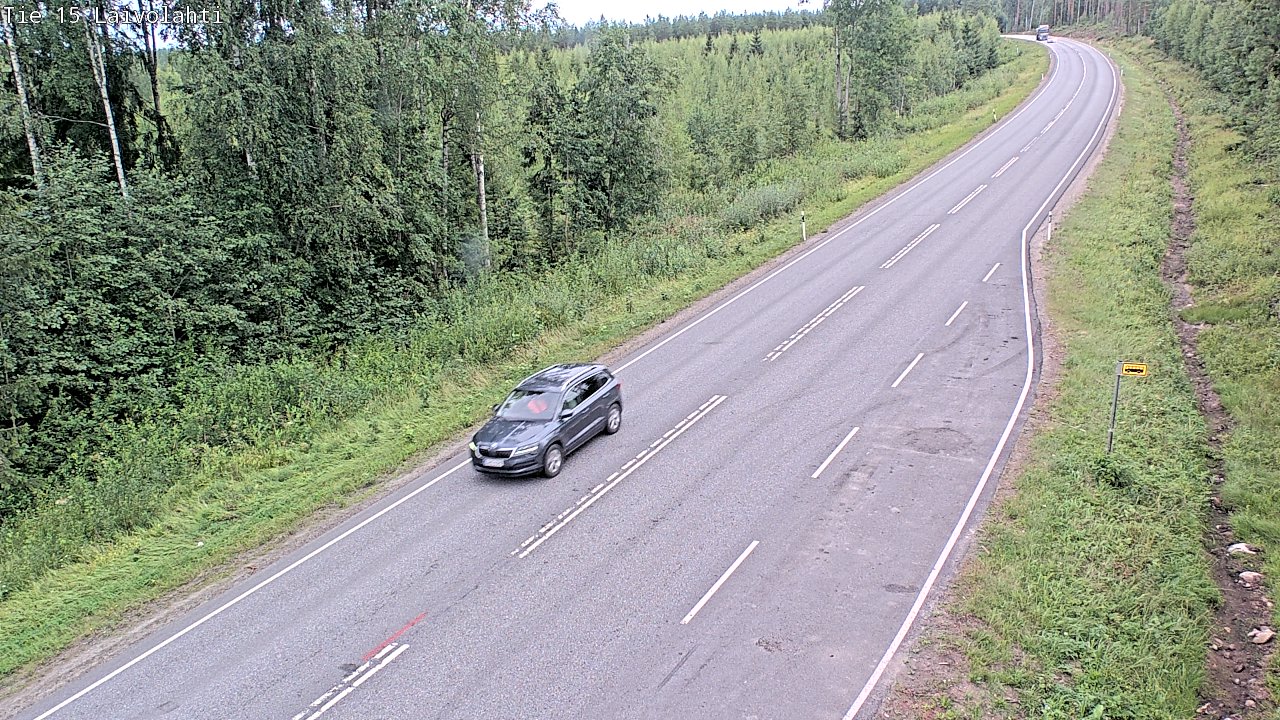 Weather Camera Image Väg 15 Laivolahti, Mäntyharju, Etelä-Savo