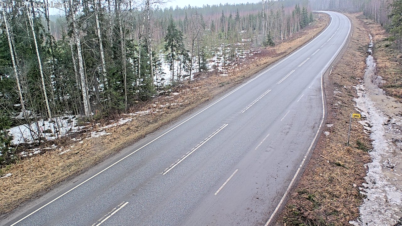 Weather Camera Image Road 15 Laivolahti, Mäntyharju, Etelä-Savo