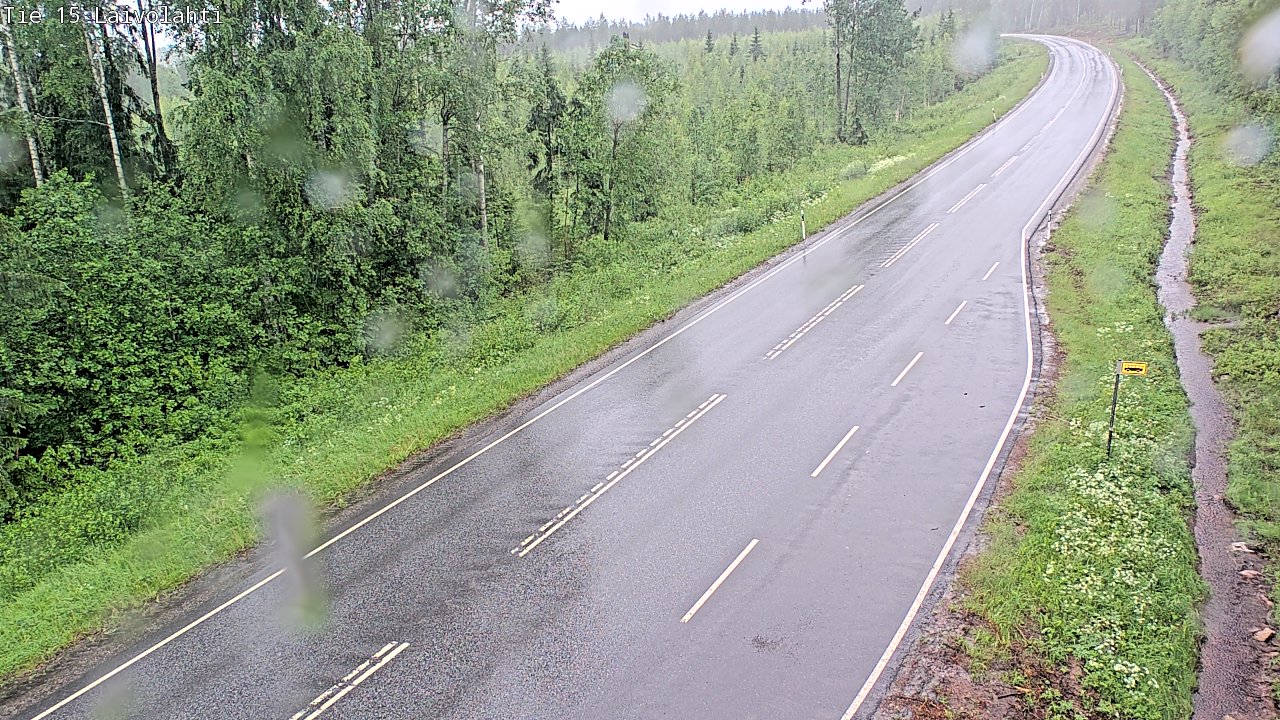 Weather Camera Image Väg 15 Laivolahti, Mäntyharju, Etelä-Savo