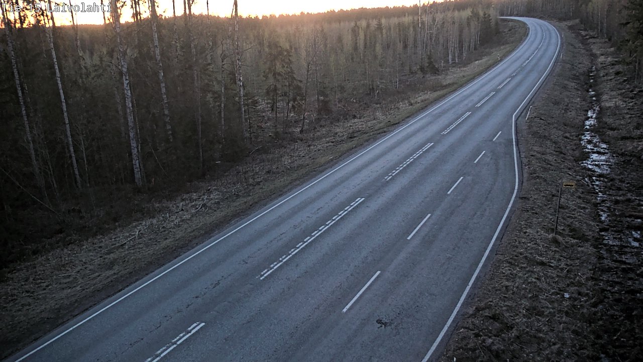 Weather Camera Image Väg 15 Laivolahti, Mäntyharju, Etelä-Savo