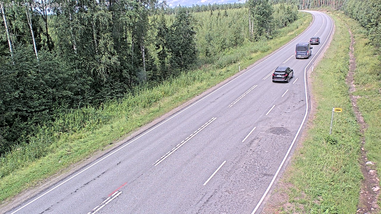 Kelikamerat Kuva Tie 15 Laivolahti, Mäntyharju, Etelä-Savo