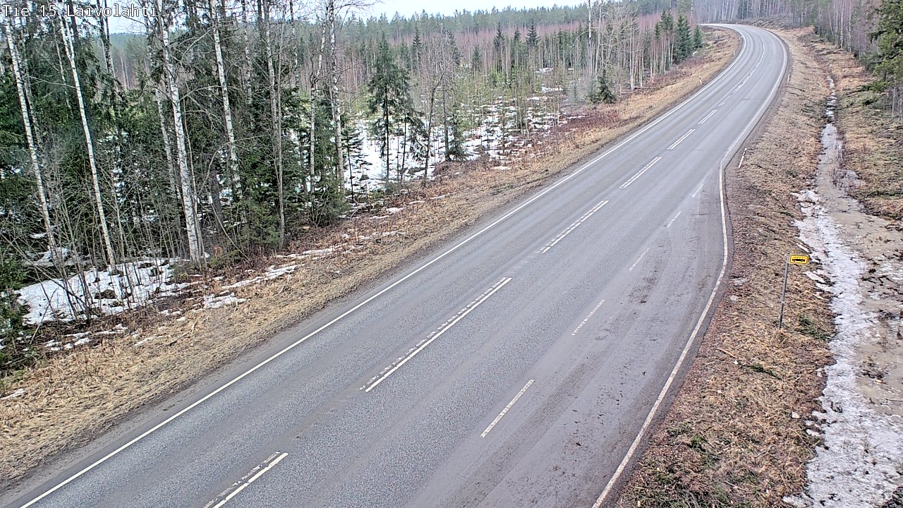 Weather Camera Image Road 15 Laivolahti, Mäntyharju, Etelä-Savo