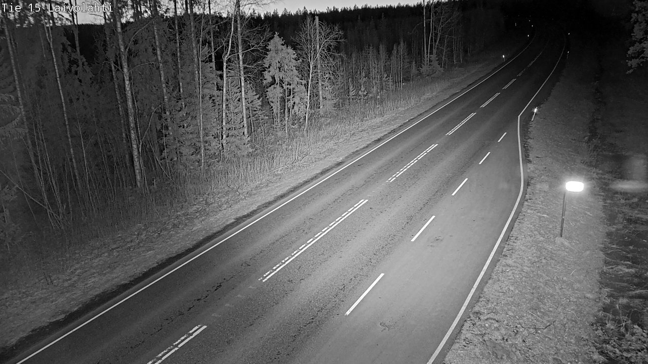 Weather Camera Image Väg 15 Laivolahti, Mäntyharju, Etelä-Savo