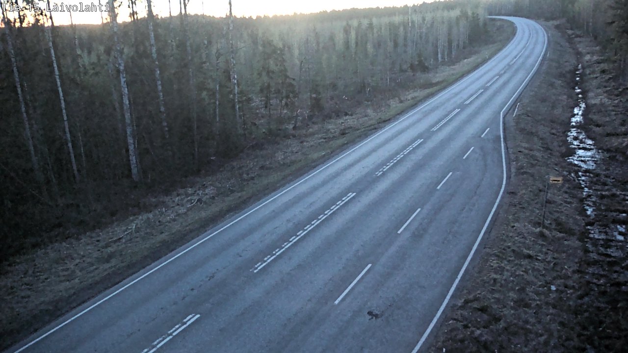 Weather Camera Image Väg 15 Laivolahti, Mäntyharju, Etelä-Savo