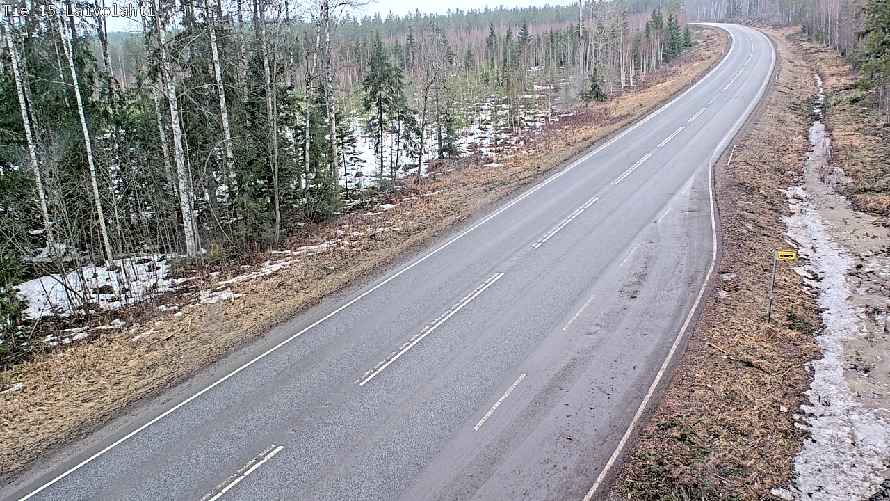 Weather Camera Image Road 15 Laivolahti, Mäntyharju, Etelä-Savo