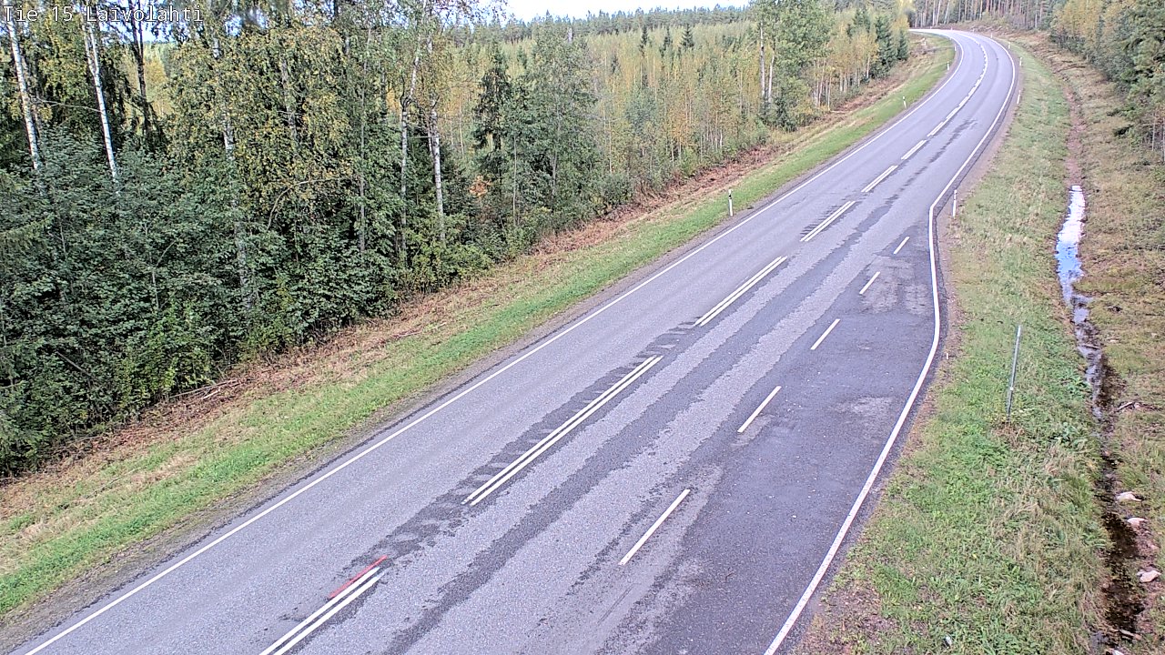 Weather Camera Image Road 15 Laivolahti, Mäntyharju, Etelä-Savo