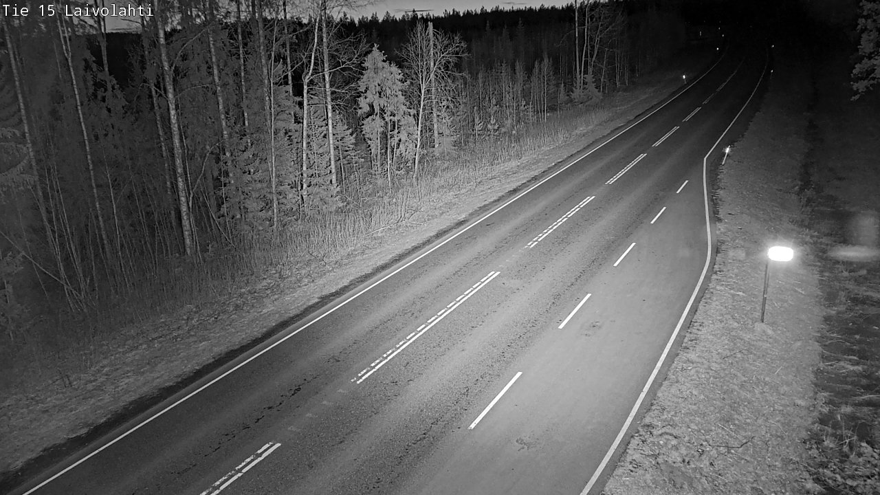 Weather Camera Image Väg 15 Laivolahti, Mäntyharju, Etelä-Savo