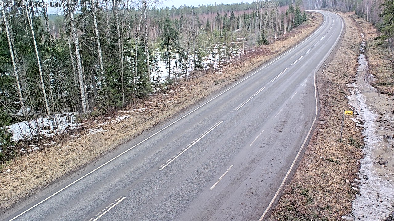 Weather Camera Image Road 15 Laivolahti, Mäntyharju, Etelä-Savo