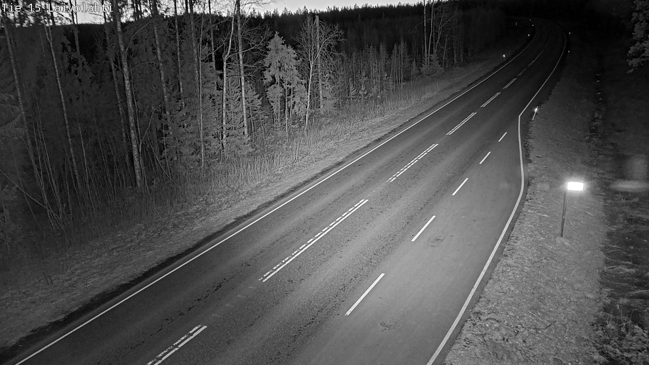 Weather Camera Image Väg 15 Laivolahti, Mäntyharju, Etelä-Savo