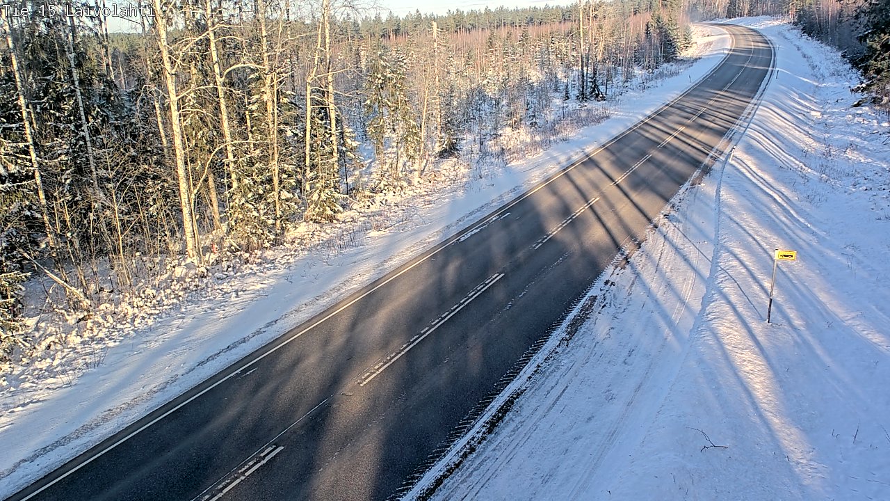 Weather Camera Image Road 15 Laivolahti, Mäntyharju, Etelä-Savo