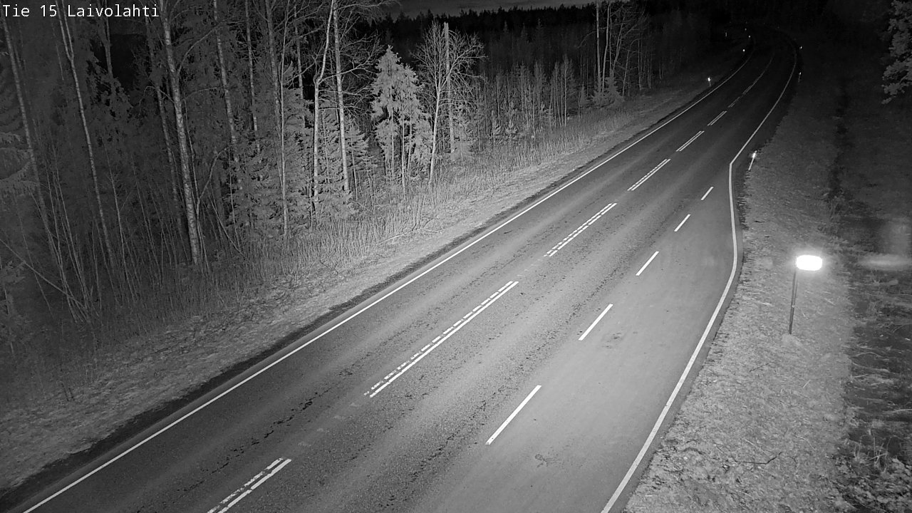 Weather Camera Image Road 15 Laivolahti, Mäntyharju, Etelä-Savo