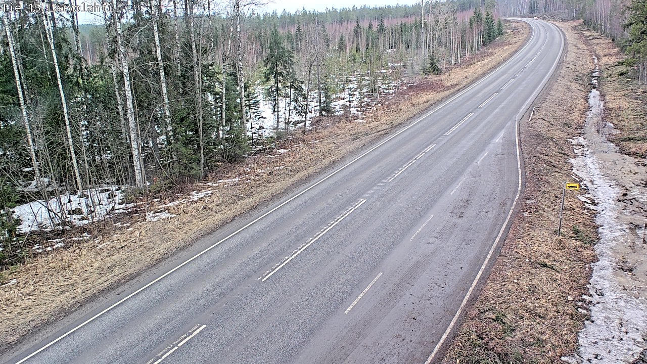 Weather Camera Image Road 15 Laivolahti, Mäntyharju, Etelä-Savo