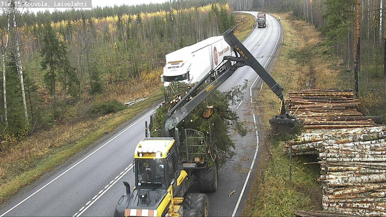Kelikamerat Kuva Tie 15 Laivolahti, Mäntyharju, Etelä-Savo