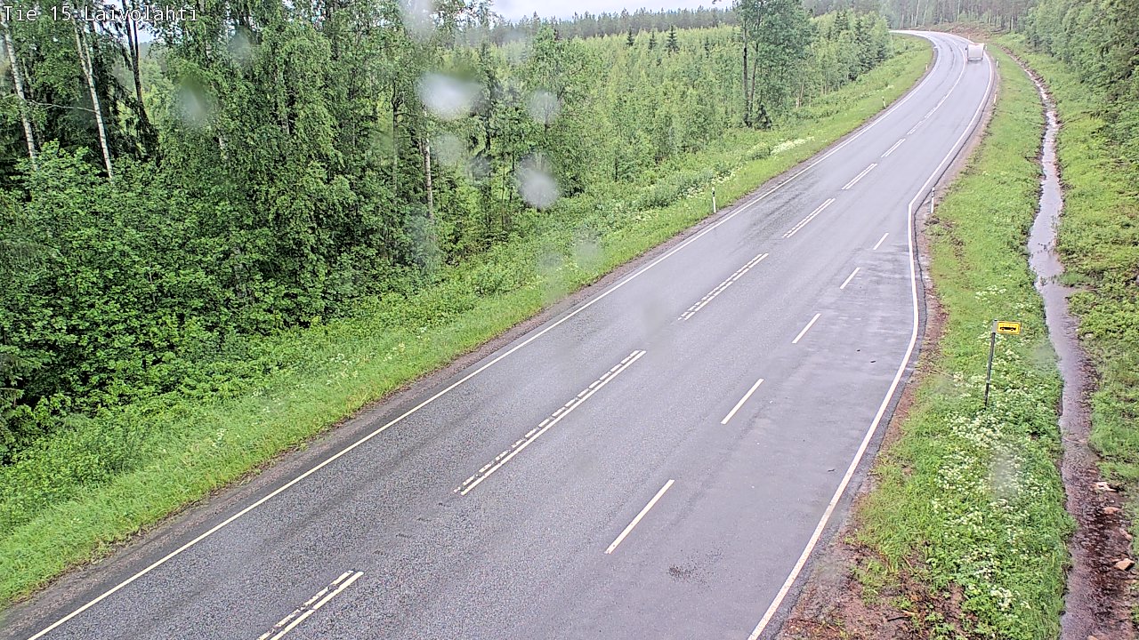 Weather Camera Image Väg 15 Laivolahti, Mäntyharju, Etelä-Savo