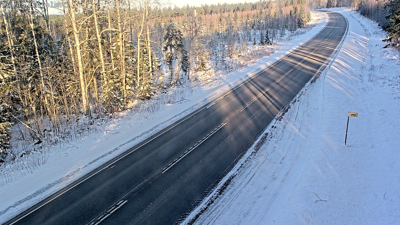 Weather Camera Image Road 15 Laivolahti, Mäntyharju, Etelä-Savo