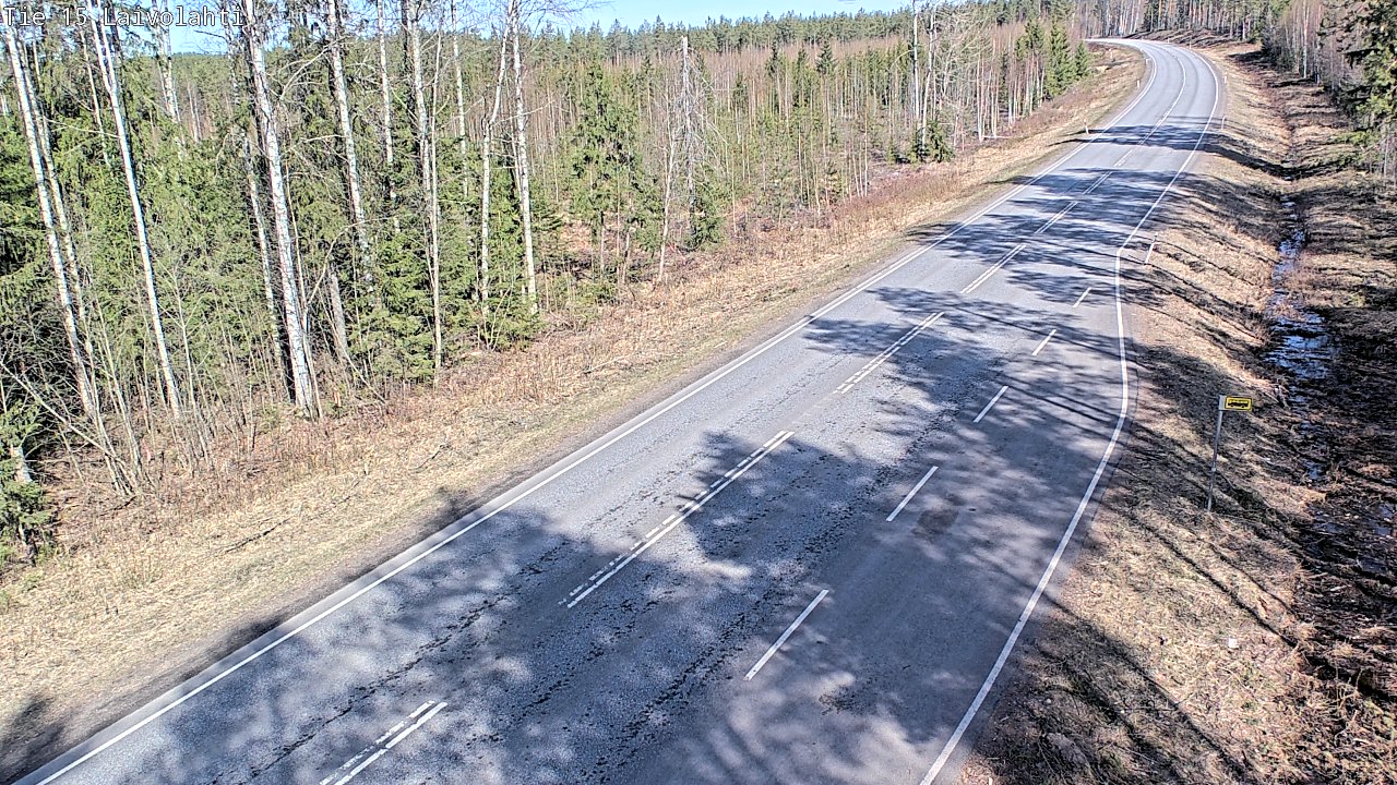 Weather Camera Image Väg 15 Laivolahti, Mäntyharju, Etelä-Savo