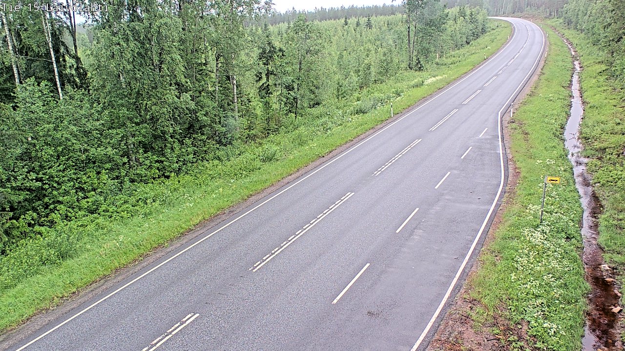 Weather Camera Image Road 15 Laivolahti, Mäntyharju, Etelä-Savo