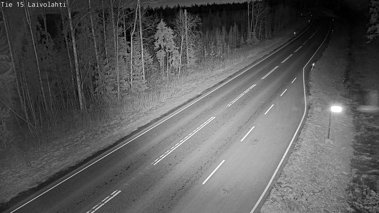 Weather Camera Image Road 15 Laivolahti, Mäntyharju, Etelä-Savo