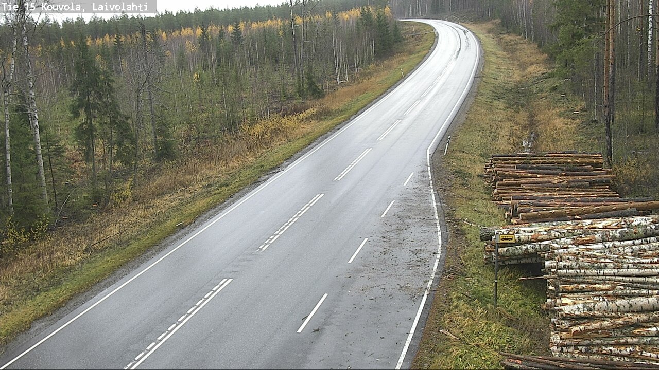 Weather Camera Image Road 15 Laivolahti, Mäntyharju, Etelä-Savo