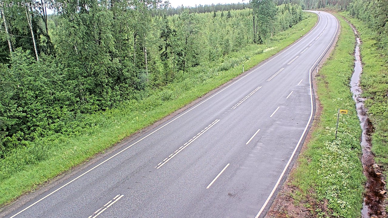 Weather Camera Image Road 15 Laivolahti, Mäntyharju, Etelä-Savo