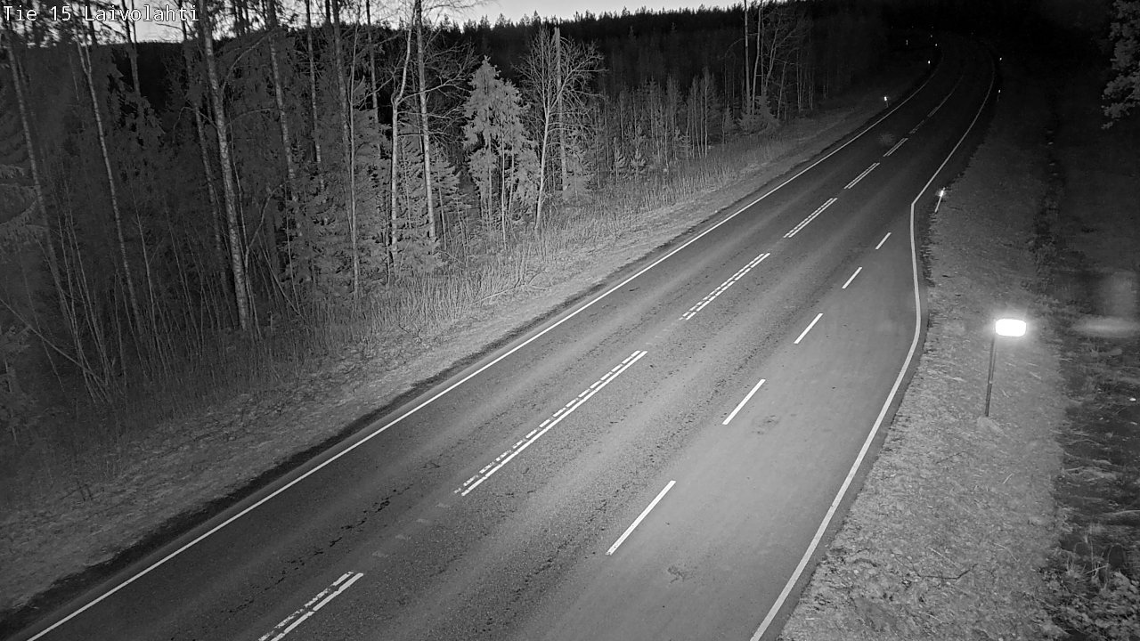 Weather Camera Image Väg 15 Laivolahti, Mäntyharju, Etelä-Savo