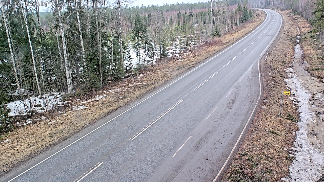 Weather Camera Image Road 15 Laivolahti, Mäntyharju, Etelä-Savo