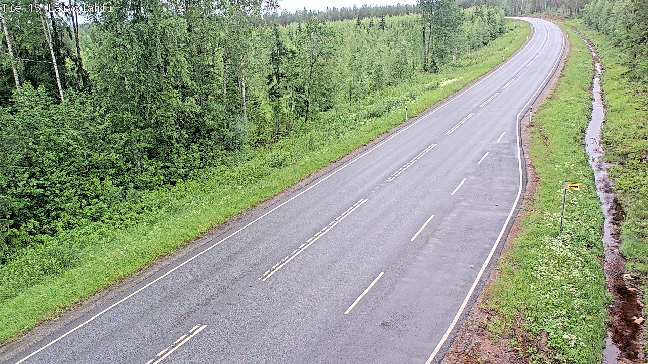Weather Camera Image Road 15 Laivolahti, Mäntyharju, Etelä-Savo