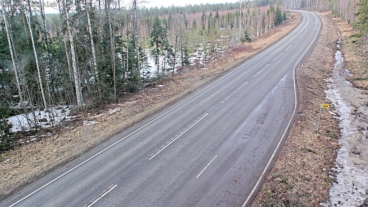 Weather Camera Image Road 15 Laivolahti, Mäntyharju, Etelä-Savo