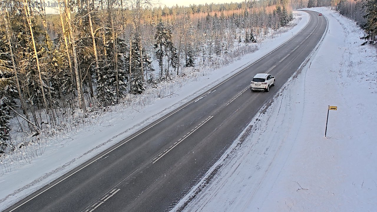 Weather Camera Image Road 15 Laivolahti, Mäntyharju, Etelä-Savo