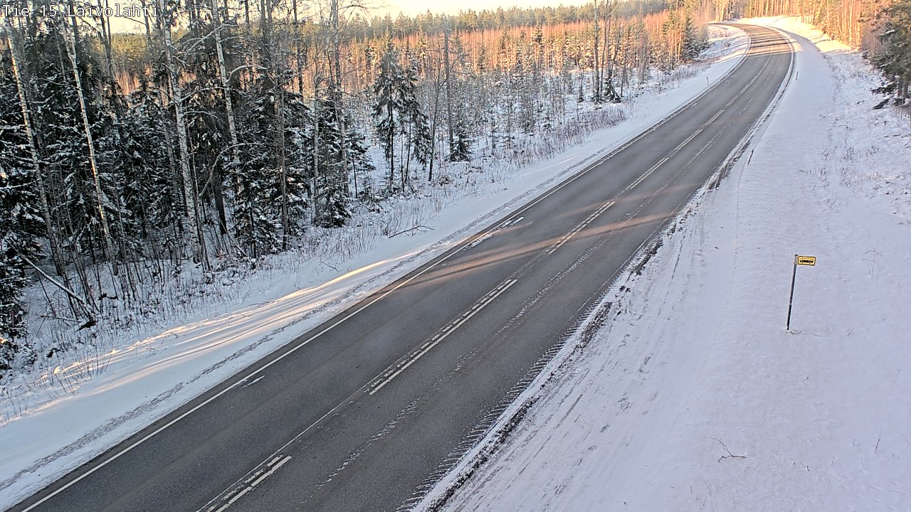 Kelikamerat Kuva Tie 15 Laivolahti, Mäntyharju, Etelä-Savo