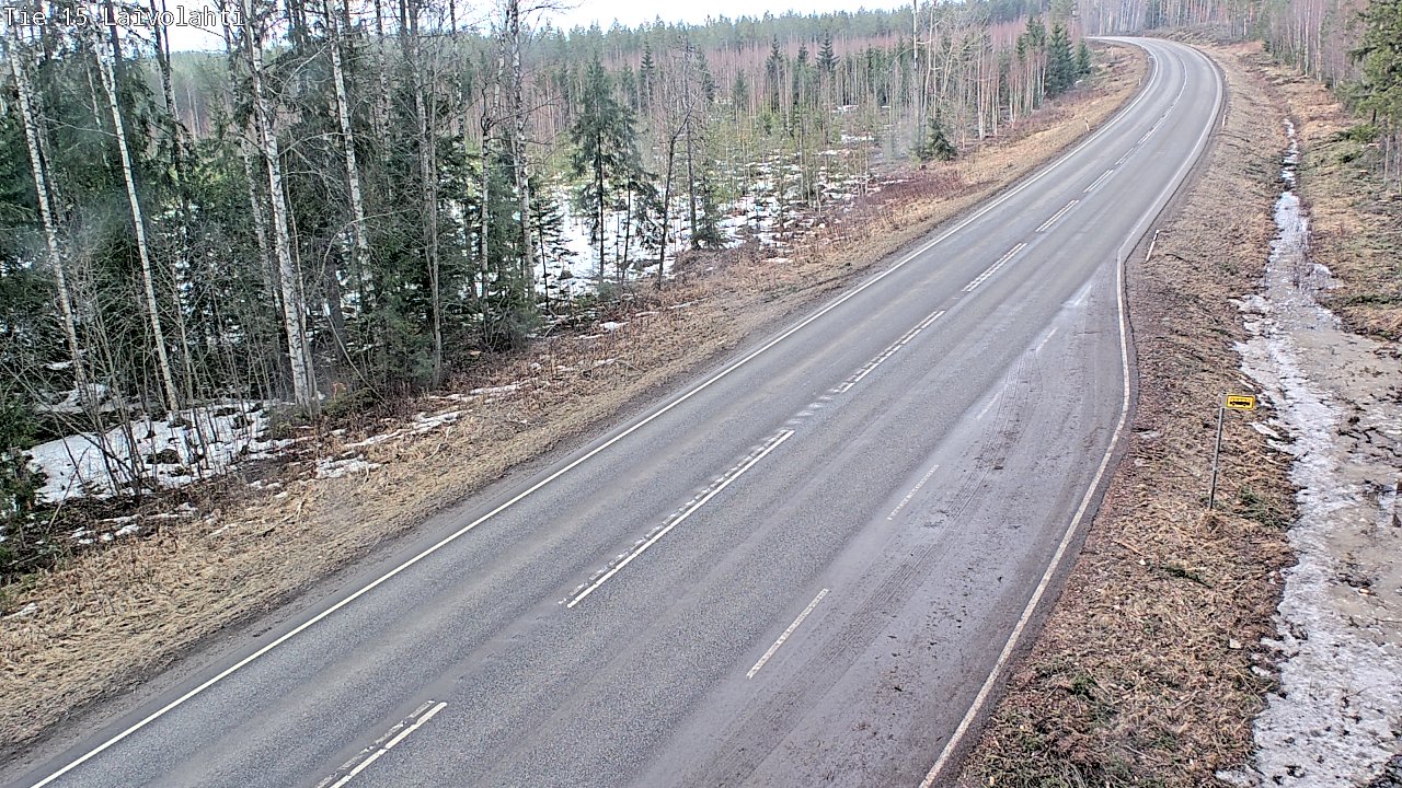 Weather Camera Image Road 15 Laivolahti, Mäntyharju, Etelä-Savo